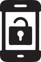 Lock security icon symbol vector image. Illustration of the key secure access system vector design. EPS 10