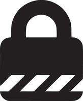 Lock security icon symbol vector image. Illustration of the key secure access system vector design. EPS 10