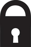 Lock security icon symbol vector image. Illustration of the key secure access system vector design. EPS 10