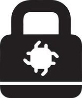 Lock security icon symbol vector image. Illustration of the key secure access system vector design. EPS 10