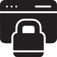 Lock security icon symbol vector image. Illustration of the key secure access system vector design. EPS 10