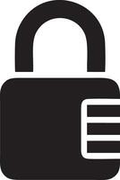 Lock security icon symbol vector image. Illustration of the key secure access system vector design. EPS 10