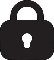 Lock security icon symbol vector image. Illustration of the key secure access system vector design. EPS 10