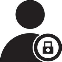 Lock security icon symbol vector image. Illustration of the key secure access system vector design. EPS 10