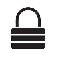 Lock security icon symbol vector image. Illustration of the key secure access system vector design. EPS 10