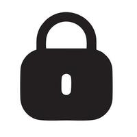 Lock security icon symbol vector image. Illustration of the key secure access system vector design. EPS 10