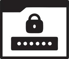Lock security icon symbol vector image. Illustration of the key secure access system vector design. EPS 10