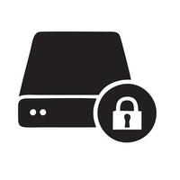 Lock security icon symbol vector image. Illustration of the key secure access system vector design. EPS 10