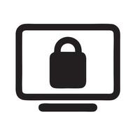 Lock security icon symbol vector image. Illustration of the key secure access system vector design. EPS 10