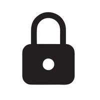 Lock security icon symbol vector image. Illustration of the key secure access system vector design. EPS 10