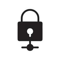 Lock security icon symbol vector image. Illustration of the key secure access system vector design. EPS 10