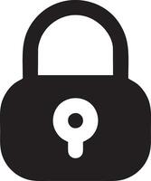 Lock security icon symbol vector image. Illustration of the key secure access system vector design. EPS 10