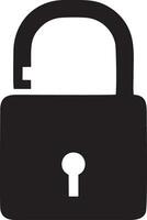 Lock security icon symbol vector image. Illustration of the key secure access system vector design. EPS 10