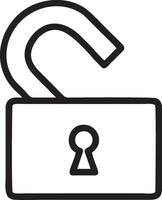 Lock security icon symbol vector image. Illustration of the key secure access system vector design. EPS 10