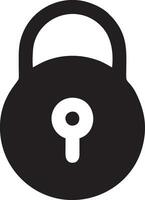 Lock security icon symbol vector image. Illustration of the key secure access system vector design. EPS 10