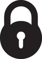 Lock security icon symbol vector image. Illustration of the key secure access system vector design. EPS 10