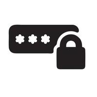 Lock security icon symbol vector image. Illustration of the key secure access system vector design. EPS 10