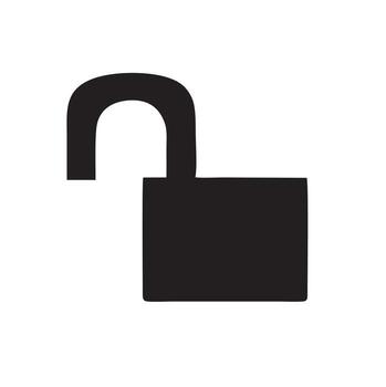 Lock security icon symbol vector image. Illustration of the key secure access system vector design. EPS 10