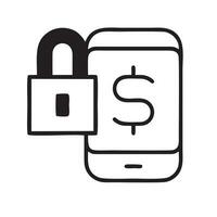 Lock security icon symbol vector image. Illustration of the key secure access system vector design. EPS 10