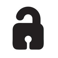 Lock security icon symbol vector image. Illustration of the key secure access system vector design. EPS 10