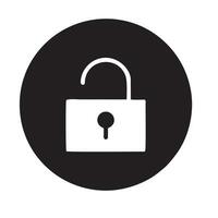 Lock security icon symbol vector image. Illustration of the key secure access system vector design. EPS 10