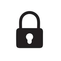 Lock security icon symbol vector image. Illustration of the key secure access system vector design. EPS 10