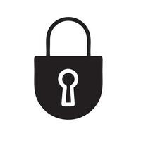 Lock security icon symbol vector image. Illustration of the key secure access system vector design. EPS 10