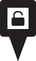 Lock security icon symbol vector image. Illustration of the key secure access system vector design. EPS 10