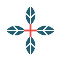 Basil Glyph Two Color Icon For Personal And Commercial Use. vector