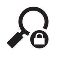 Lock security icon symbol vector image. Illustration of the key secure access system vector design. EPS 10