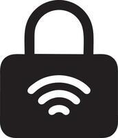 Lock security icon symbol vector image. Illustration of the key secure access system vector design. EPS 10