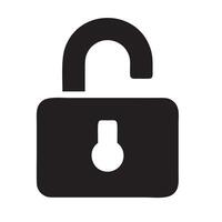 Lock security icon symbol vector image. Illustration of the key secure access system vector design. EPS 10