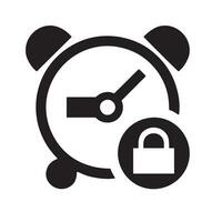 Lock security icon symbol vector image. Illustration of the key secure access system vector design. EPS 10