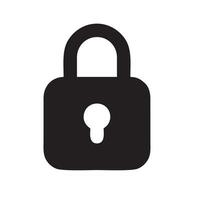 Lock security icon symbol vector image. Illustration of the key secure access system vector design. EPS 10