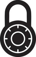 Lock security icon symbol vector image. Illustration of the key secure access system vector design. EPS 10