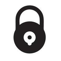 Lock security icon symbol vector image. Illustration of the key secure access system vector design. EPS 10