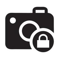 Lock security icon symbol vector image. Illustration of the key secure access system vector design. EPS 10