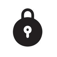 Lock security icon symbol vector image. Illustration of the key secure access system vector design. EPS 10