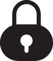 Lock security icon symbol vector image. Illustration of the key secure access system vector design. EPS 10