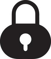 Lock security icon symbol vector image. Illustration of the key secure access system vector design. EPS 10