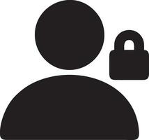 Lock security icon symbol vector image. Illustration of the key secure access system vector design. EPS 10