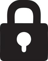 Lock security icon symbol vector image. Illustration of the key secure access system vector design. EPS 10