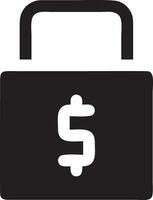 Lock security icon symbol vector image. Illustration of the key secure access system vector design. EPS 10