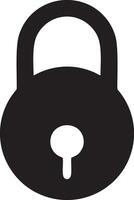 Lock security icon symbol vector image. Illustration of the key secure access system vector design. EPS 10