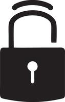 Lock security icon symbol vector image. Illustration of the key secure access system vector design. EPS 10