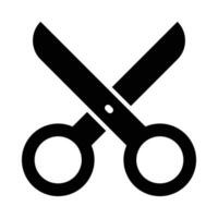 Scissors Vector Glyph Icon For Personal And Commercial Use.