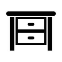 Drawer Vector Glyph Icon For Personal And Commercial Use.