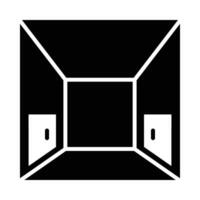 Hallway Vector Glyph Icon For Personal And Commercial Use.