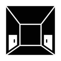 Hallway Vector Glyph Icon For Personal And Commercial Use.