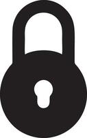 Lock security icon symbol vector image. Illustration of the key secure access system vector design. EPS 10